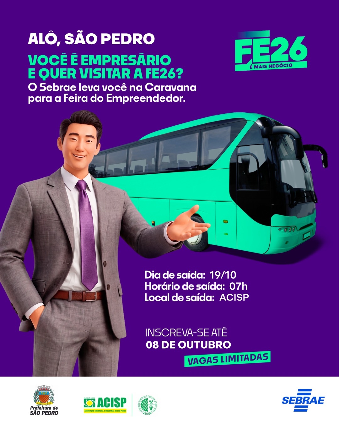 MISSÃO FEIRA DO EMPREENDEDOR - SÃO PEDRO