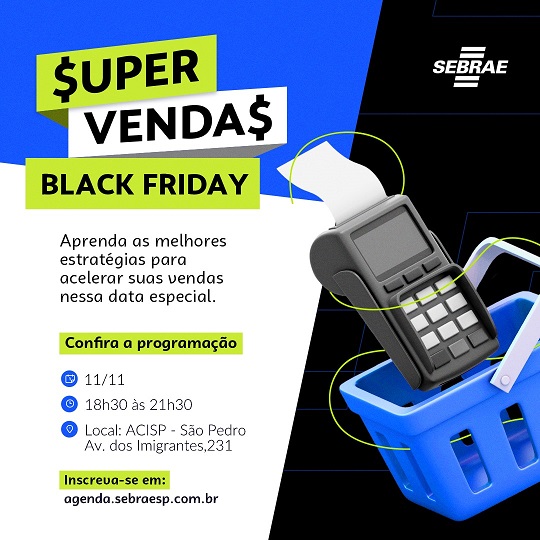 Palestra – “SUPER VENDAS - BLACK FRIDAY”