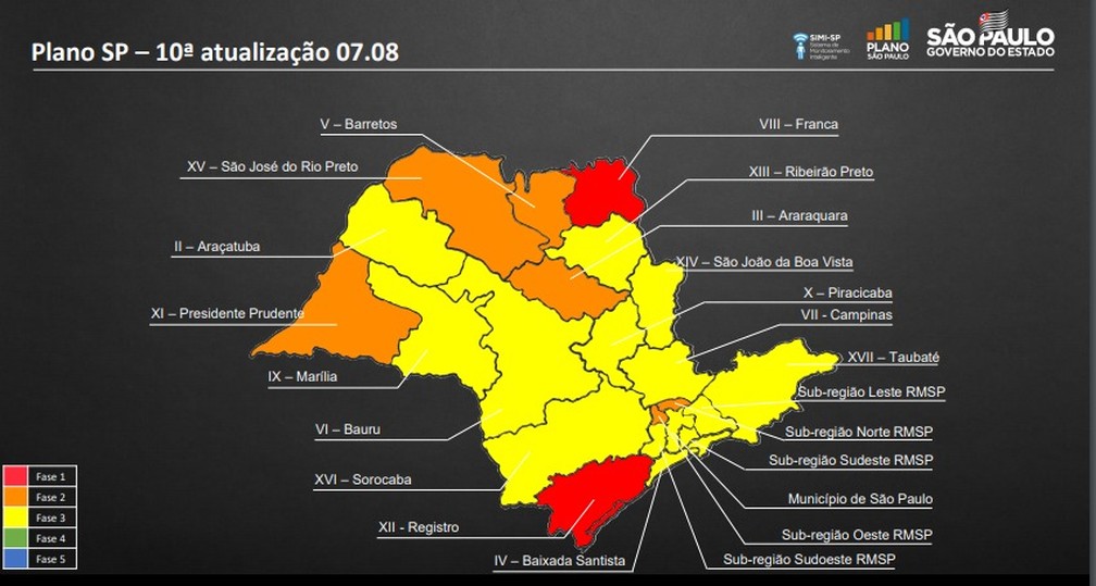 Região de Piracicaba avança para fase amarela do Plano São Paulo