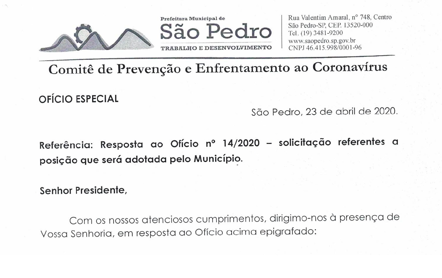 Prefeito nega proposta de reabertura gradual do comércio