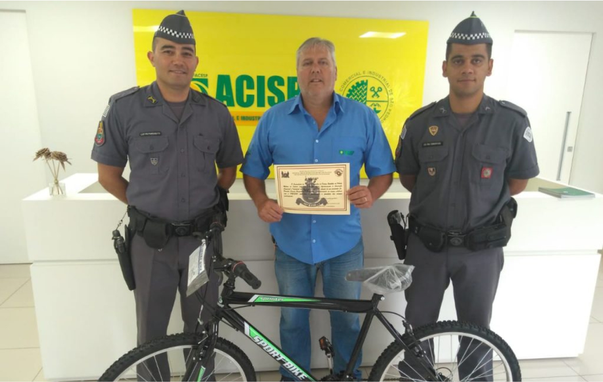 ACISP doa bicicleta ao PROERD