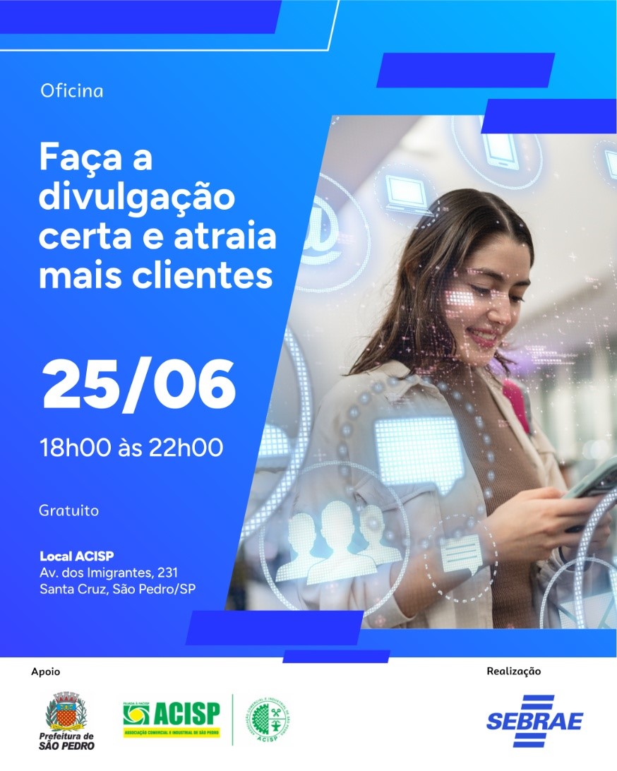 Oficina: ‘Faça a divulgação certa e atraia mais clientes!’