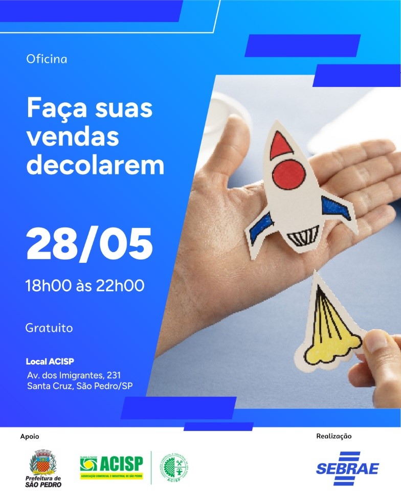 Oficina: ‘Faça suas vendas decolarem!’